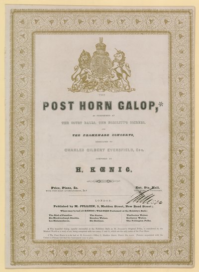 Post Horn Galopp av English School