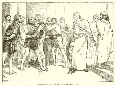 Posthumius på teatern i Tarentum av English School