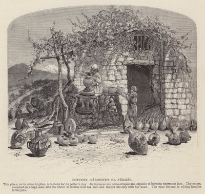 Keramik, Rasheiyet el Fukhar (gravyr) av English School