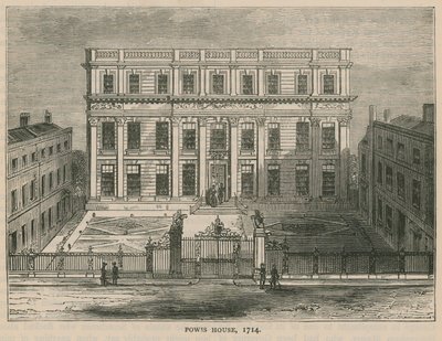 Powis House, London, 1714 av English School