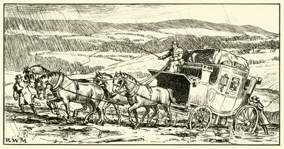 Pre-Macadam Road (bläck på papper) av English School