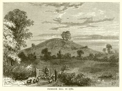 Primrose Hill 1780 av English School