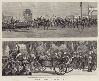 Prins Albert Victor i Indien (gravyr) av English School