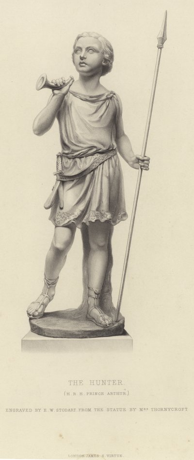 Prince Arthur as The Hunter  av English School
