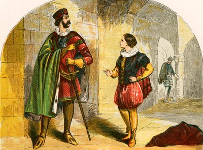 Prins Arthur kräver sin farbrors krona av English School