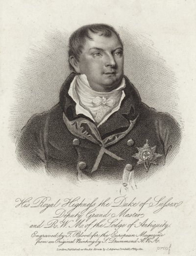Prins Augustus Frederick, hertig av Sussex av English School