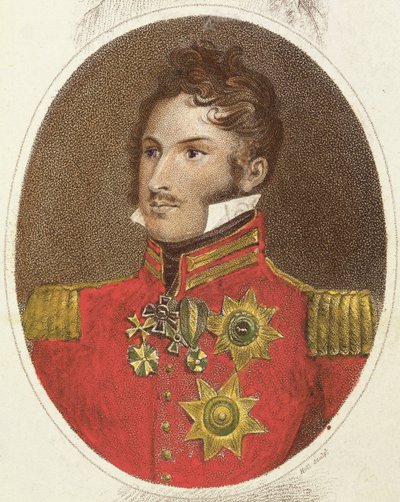Prins Leopold av Saxe-Cobourg-Gotha (1790-1865) 1816 av English School