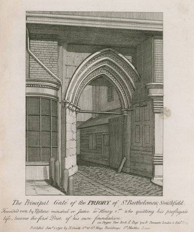 Priory of St Bartholomews, Smithfield av English School