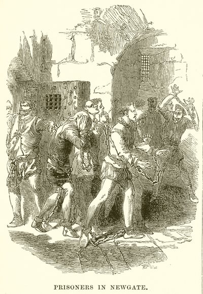Fångar i Newgate av English School