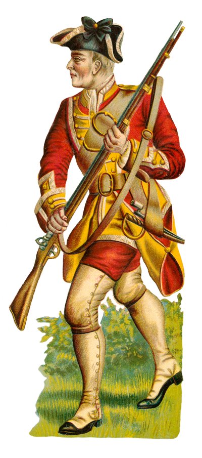 Menig af 35. Fod, tid for kong George IIswed av English School