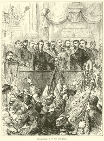 Kommunens kungörelse, mars 1871 av English School