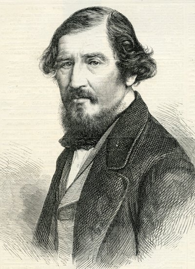 Professor Aytoun (1813-65) från The Illustrated London News 19 augusti 1865 (gravyr av English School