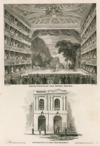 Proscenium av det italienska operahuset (Her Majesty