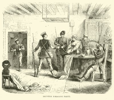 Preussiskt födosöksparti, mars 1871 av English School