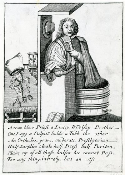 Predikstolssatir, 1689 av English School