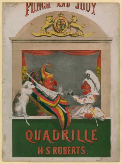 Punch och Judy Quadrille av H S Roberts av English School