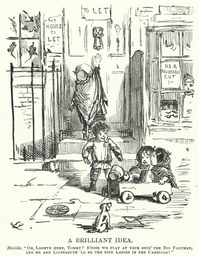 Punch cartoon: A Brilliant Idea (gravyr) av English School