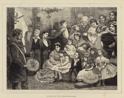 Punch i salongen (gravyr) av English School