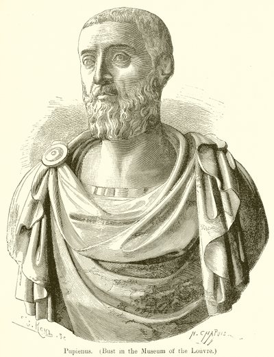 Pupienus. (Byst i Louvrens museum) av English School