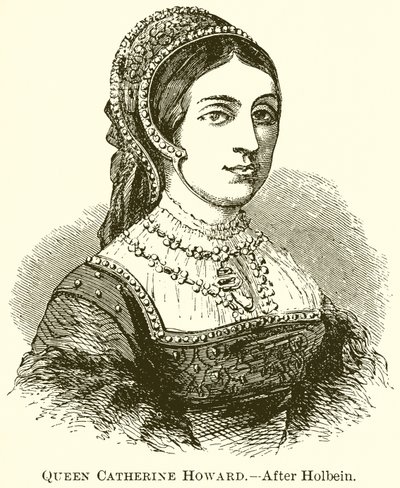 Drottning Catherine Howard av English School