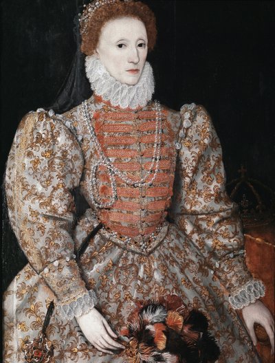 Drottning Elizabeth I, ca 1575 (olja på panel) av English School