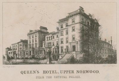 Queens Hotel, Upper Norwood, nära Crystal Palace av English School