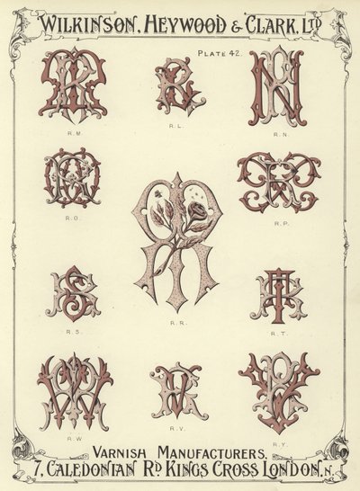RM, RL, RN, RO, RR, RP, RS, RT, RW, RV, RY av English School