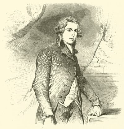 R B Sheridan (gravyr) av English School