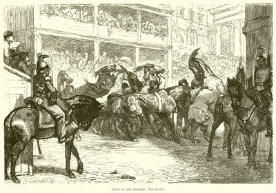 Race of the Barberi: The Start av English School