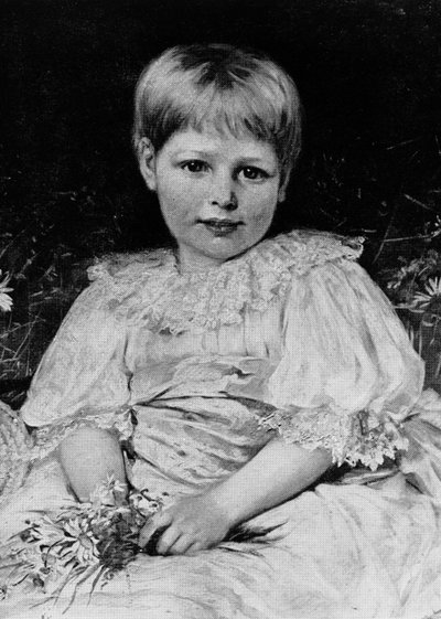Radclyffe Hall (1896-1943) 5 år gammal av English School