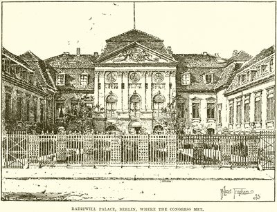 Radziwill Palace, Berlin, där kongressen möttes av English School