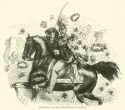 Erövrarnas mottagande i Berlin, april 1871 av English School