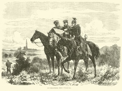 Rekognoscering nära Strasburg, september 1870 av English School