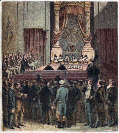 Reform Act: Lord Grey, den nya premiärministern, presenterade reformpropositionen för parlamentet 1832. "The Reform Ball" av English School