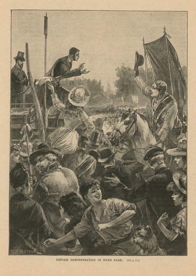 Reformdemonstration i Hyde Park av English School