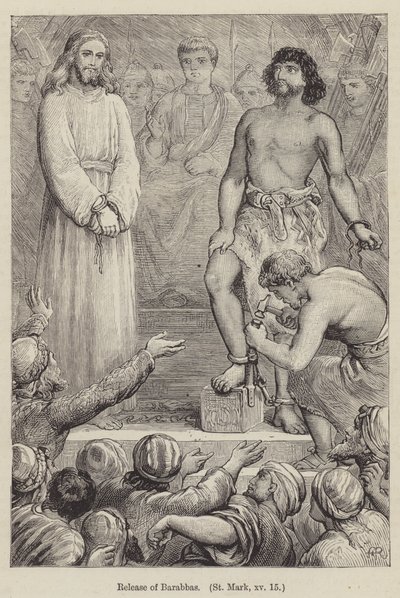 Barabbas frigivning, S:t Markus XV av English School