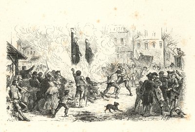 Religionsförföljelse; Ludvig XVI (gravyr) av English School