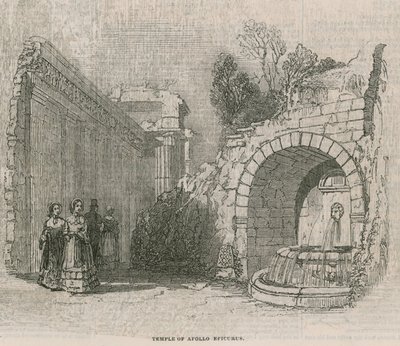 Återöppning av Colosseum, Regents Park: Temple of Apollo Epicurus av English School