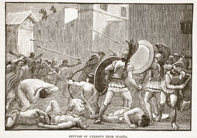 Avvisning av Pyrrhus från Sparta av English School