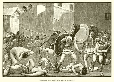 Avvisning av Pyrrhus från Sparta av English School
