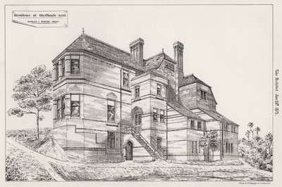 Bostad i Shortlands, Kent (gravyr) av English School