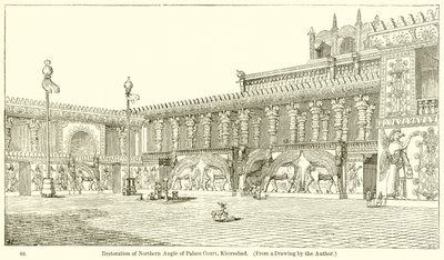 Restaurering av Northern Angle of Palace Court, Khorsabad av English School
