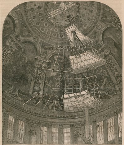 Restaurering av målningarna i St Pauls Cathedral av English School