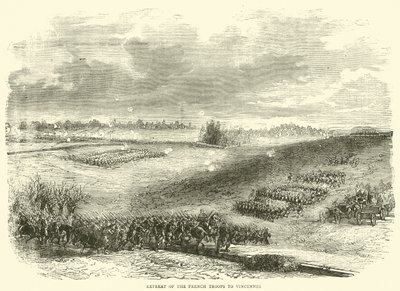 De franska truppernas reträtt till Vincennes, december 1870 av English School