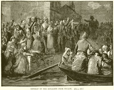 Royalisternas reträtt från Toulon av English School