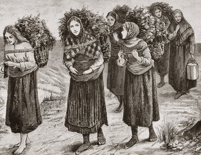 Return from the Shieling, the Hebrides in c.1880, from 
