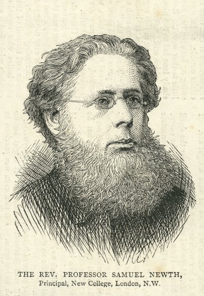 Rev Samuel Newth (1821–98), Illustration från The Graphic 10 juli 1875 av English School