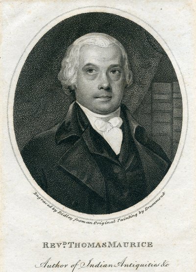 Pastor Thomas Maurice (1754-1824) (gravyr) av English School