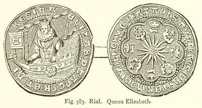 Rial. drottning Elizabeth av English School