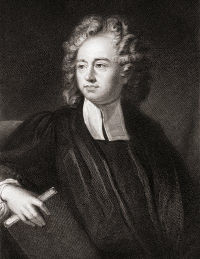 Richard Bentley (1662-1742) från Gallery of Paintings, publicerad 1833 av English School
